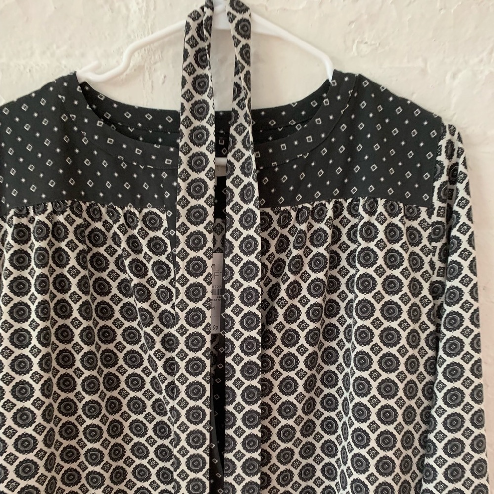 LOFT Patterned Long Sleeve Dress- NWT - Picture 4 of 5